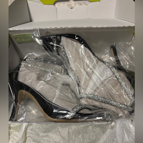 Gianni Bini Black Rhinestone Heels - Picture 12 of 12